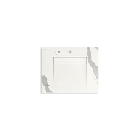 Kohler 30In Wall-Mount Lavatory System In Et Bianco Cal 81029-BSS-KEB
